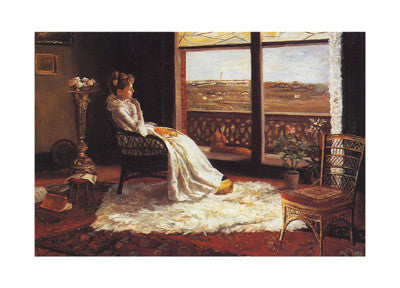 Mrs. Chandler in Her Room by Robert Jenkins Onderdonk - FairField Art Publishing