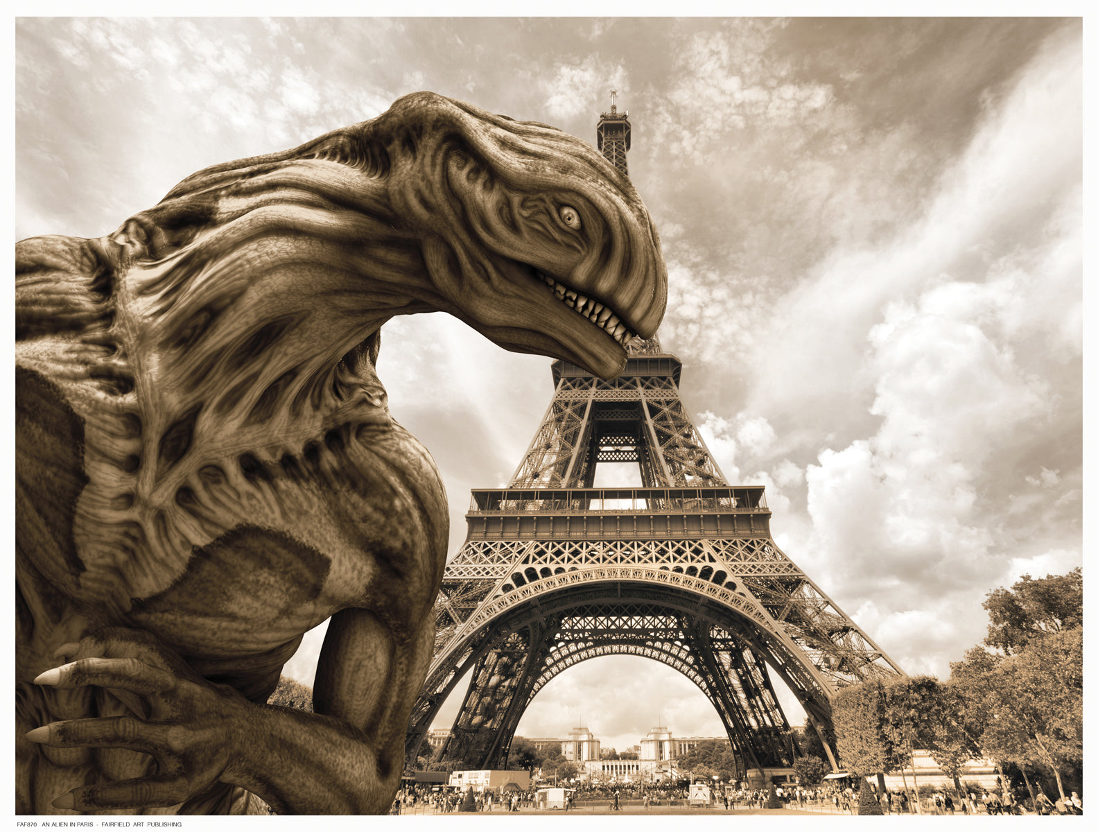 An Alien in Paris by Bucklin - FairField Art Publishing