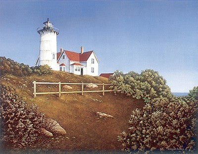 Wood's Hole Lighthouse Posters by Daniel Pollera - FairField Art Publishing