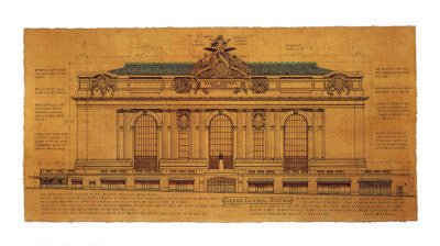 Grand Central Station (Facade) by Roger Vilar - FairField Art Publishing