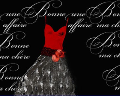 Robe de Soiree Rouge Posters by Anon - FairField Art Publishing