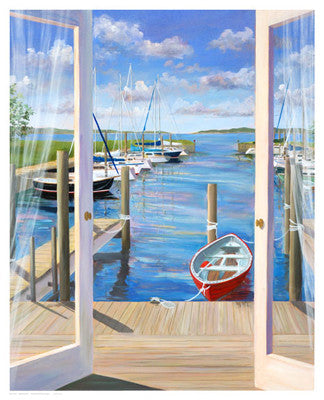 Marina Deck by Carol Saxe - FairField Art Publishing