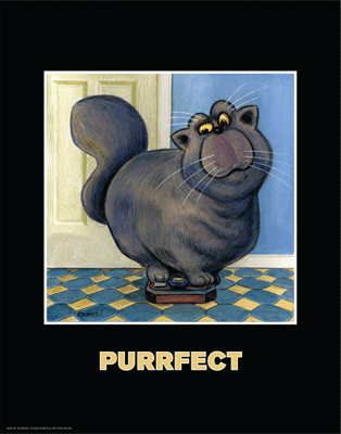 Purrfect Novelty by Kourosh - FairField Art Publishing
