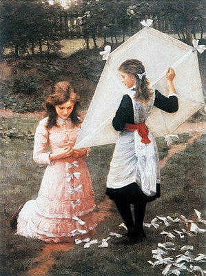 The Kite Traditional Art by Frederick Morgan - FairField Art Publishing