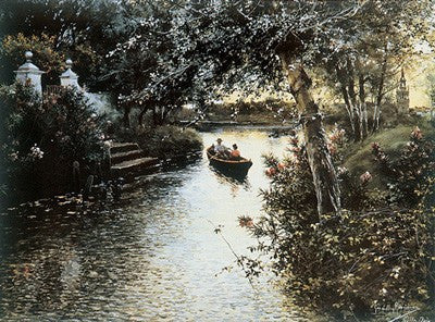 A River Landscape by Manuel Garcia Rodriguez - FairField Art Publishing